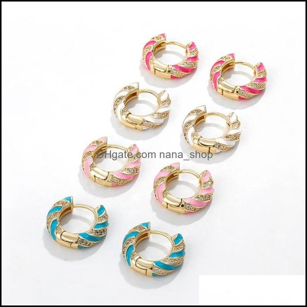 hoop hie earrings jewelry simple mticolor round for women fashion geometric cz crystal twisted circle small drop delivery 2021 id4py, Golden;silver
hoop hie earrings jewelry simple mticolor round for women fashion geometric cz crystal twisted circle small drop delivery 2021 id4py, Golden;silver