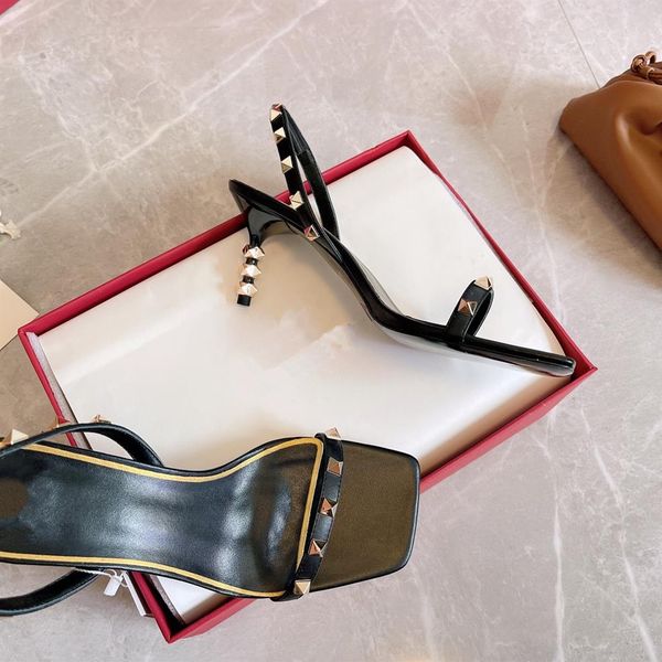 women mid-heel pump sandal slingback designer dress shoes square toe genuine leather high heels with metal chain rivet sandals 7cm315u, Black
women mid-heel pump sandal slingback designer dress shoes square toe genuine leather high heels with metal chain rivet sandals 7cm315u, Black