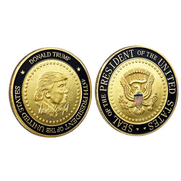 trump gold paint commemorative coin 45th president of the united states metal medal badge
trump gold paint commemorative coin 45th president of the united states metal medal badge
