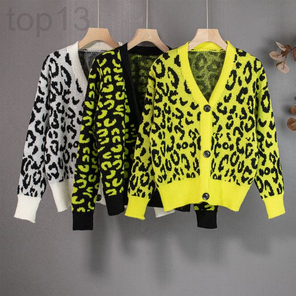 women's sweaters designer 2021 autumn and winter new knitted short cardigan leopard korean elegant women's sweater 4u14, White;black
women's sweaters designer 2021 autumn and winter new knitted short cardigan leopard korean elegant women's sweater 4u14, White;black