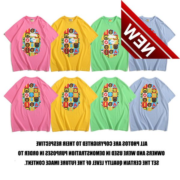 summer new bap cartoon square xiaole ape head print fashion short sleeve t-shirt, White;black
summer new bap cartoon square xiaole ape head print fashion short sleeve t-shirt, White;black