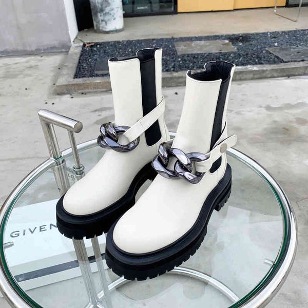 boots white leather ankle chelsea platform slip-on chain-link accents round toe block heels flat booties half chunky boot luxury designer f9, Black
boots white leather ankle chelsea platform slip-on chain-link accents round toe block heels flat booties half chunky boot luxury designer f9, Black
