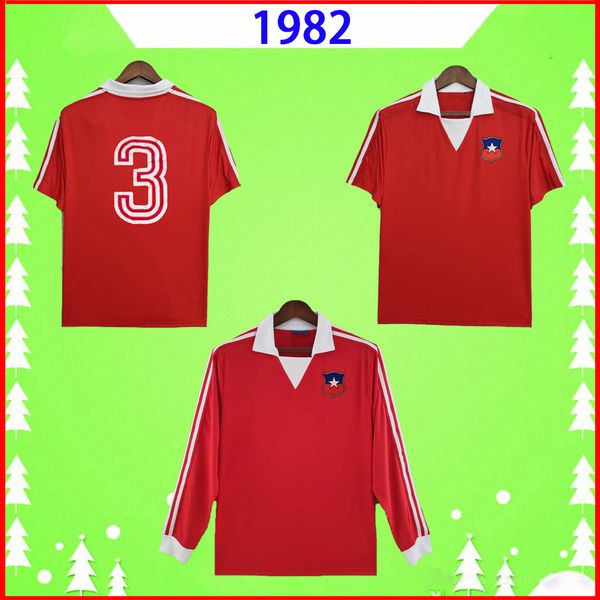 1982 retro chile soccer jersey 82 home red vintage football shirts classic uniform salas zamorano neira rozental acuna sierra s-2xl long sho, Black;yellow
1982 retro chile soccer jersey 82 home red vintage football shirts classic uniform salas zamorano neira rozental acuna sierra s-2xl long sho, Black;yellow