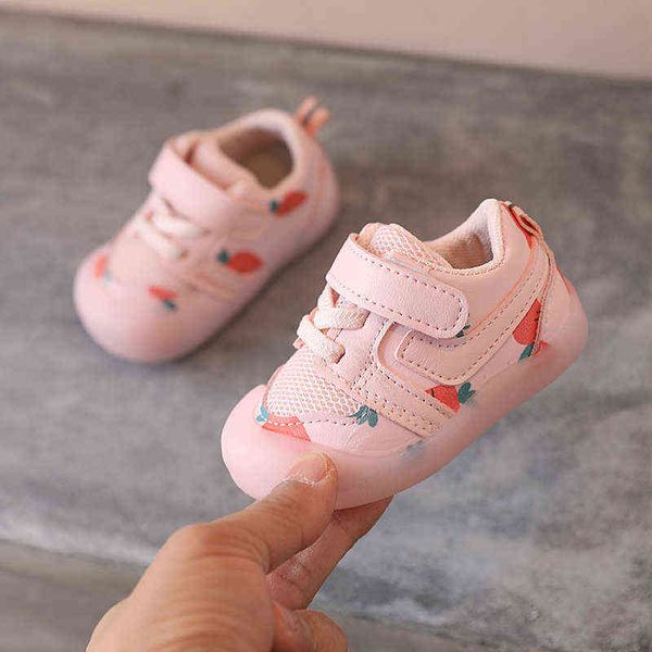 0-2y baby shoes toddler girls print fruit strawberry casual walkers for children mesh sneakers fashion infant soft sports l220716, Black;red
0-2y baby shoes toddler girls print fruit strawberry casual walkers for children mesh sneakers fashion infant soft sports l220716, Black;red