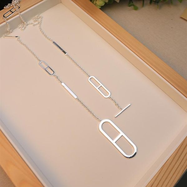long chain for women letter round h lock jewelry s925 silver necklace set france quality superior quality luxurious sweater chain 216b
long chain for women letter round h lock jewelry s925 silver necklace set france quality superior quality luxurious sweater chain 216b