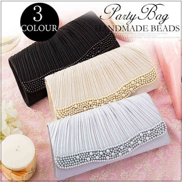cuiying elegant wallet women versatile banquet handbag pleated handmade beaded wave bag b5512 220712, Red;black
cuiying elegant wallet women versatile banquet handbag pleated handmade beaded wave bag b5512 220712, Red;black