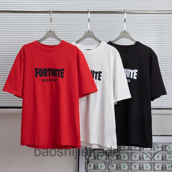 2022 men's designer bal t shirt version / 2022 ss multilingual embroidery retail mall short sleeve fashion, White;black
2022 men's designer bal t shirt version / 2022 ss multilingual embroidery retail mall short sleeve fashion, White;black