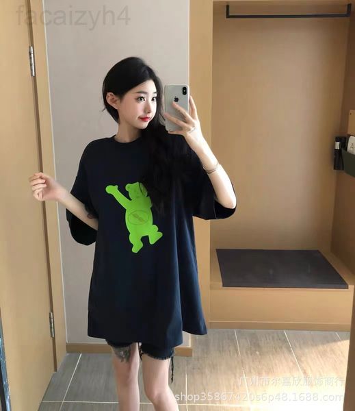 women's t-shirt designer channel zp original we11done22 spring and summer new loose teddy flocking bear print short sleeve t-shirt for, White
women's t-shirt designer channel zp original we11done22 spring and summer new loose teddy flocking bear print short sleeve t-shirt for, White