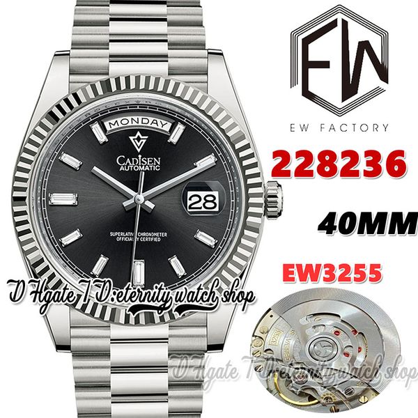 ewf v3 ew228236 cal.3255 ew3255 automatic mens watch 40mm black dial diamonds markers 904l stainless bracelet with same serial warranty card, Slivery;brown
ewf v3 ew228236 cal.3255 ew3255 automatic mens watch 40mm black dial diamonds markers 904l stainless bracelet with same serial warranty card, Slivery;brown