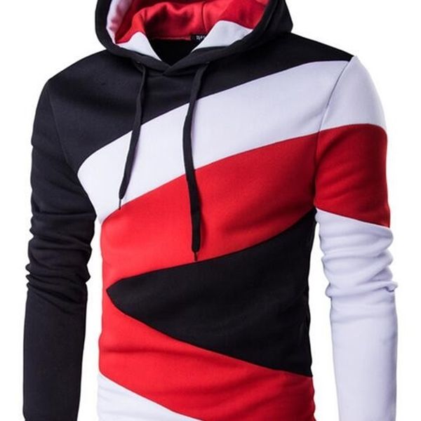 hooded men 2019 hip hop men's hoodies color stitching sweatshirts slim sweater, Black
hooded men 2019 hip hop men's hoodies color stitching sweatshirts slim sweater, Black