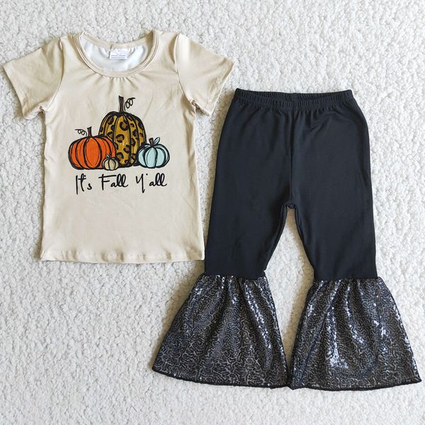new fashion kids designer clothes girls set short sleeve sequins bell bottoms outfits boutique halloween baby girl clothing cute fall pumpki, White
new fashion kids designer clothes girls set short sleeve sequins bell bottoms outfits boutique halloween baby girl clothing cute fall pumpki, White