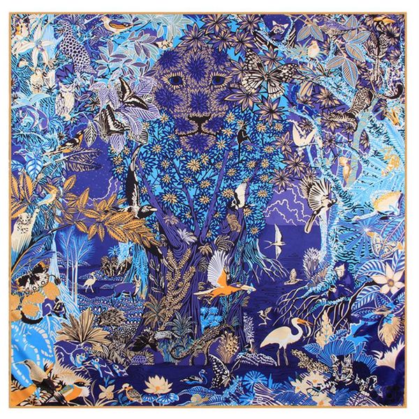 manual hand rolled twill silk scarf women forest leopard square scarves echarpes foulards femme wrap bandana hijab 90cm 90cm233l, Blue;gray
manual hand rolled twill silk scarf women forest leopard square scarves echarpes foulards femme wrap bandana hijab 90cm 90cm233l, Blue;gray