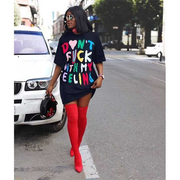 women clothing designer dress 2023 womens casual t-shirt dresses multicolor contrast letter print shirt white and black clothes, Black;gray
women clothing designer dress 2023 womens casual t-shirt dresses multicolor contrast letter print shirt white and black clothes, Black;gray