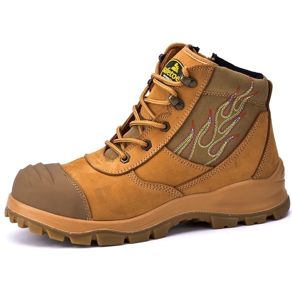 safetoe mens safety boots work shoes cow leather antinail water and oil resistant breathable keep warm steel toe fang rolling 210315, Black;brown
safetoe mens safety boots work shoes cow leather antinail water and oil resistant breathable keep warm steel toe fang rolling 210315, Black;brown