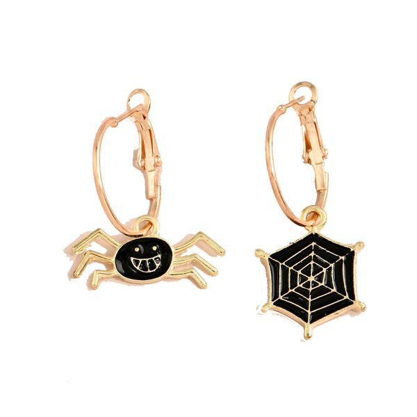 charm european and american cross-border halloween asymmetric spider web earrings female cartoon design dark animal earrings, Golden
charm european and american cross-border halloween asymmetric spider web earrings female cartoon design dark animal earrings, Golden