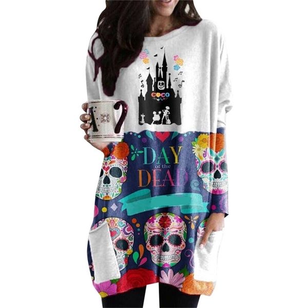 o-neck long sleeve halloween theme print loose casual dress women 2020 autumn winter pocket long plus size ladies dresses lj201124, Black;gray
o-neck long sleeve halloween theme print loose casual dress women 2020 autumn winter pocket long plus size ladies dresses lj201124, Black;gray