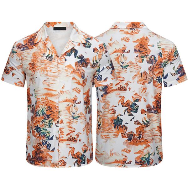 tennis club summer silk hawaii shirts racket stripe color blocking short sleeve men designer beach shirt, White;black
tennis club summer silk hawaii shirts racket stripe color blocking short sleeve men designer beach shirt, White;black