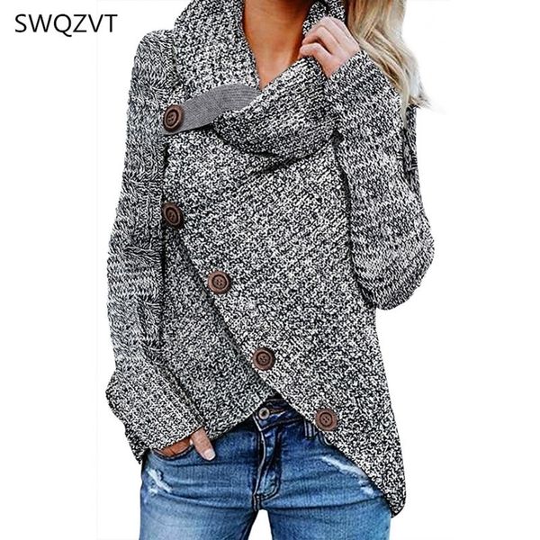 button turtleneck sweaters women warm irregular autumn winter clothes women casual ladies pullovers women clothing jumper y200910, White;black
button turtleneck sweaters women warm irregular autumn winter clothes women casual ladies pullovers women clothing jumper y200910, White;black