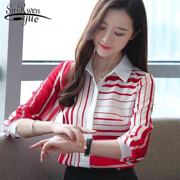 femal slim shirts striped shirt women autumn korean women full sleeve shirts turndown collar chiffon blouses 6108 50 210401, White
femal slim shirts striped shirt women autumn korean women full sleeve shirts turndown collar chiffon blouses 6108 50 210401, White