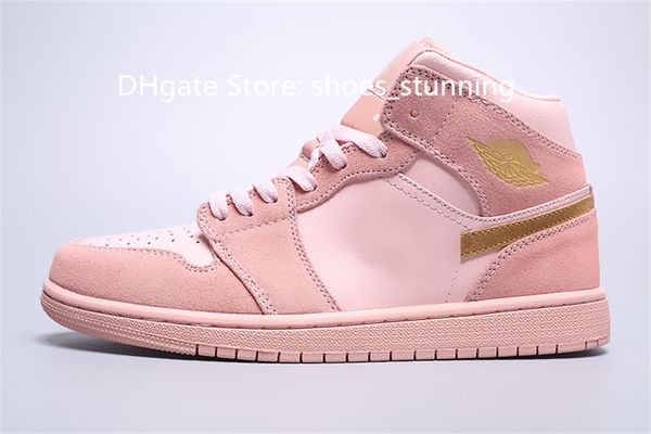 designer shoes basketball womens jumpman 1s mid se coral stardust pink gold suede retro cultural sneakers outdoor trainers
designer shoes basketball womens jumpman 1s mid se coral stardust pink gold suede retro cultural sneakers outdoor trainers