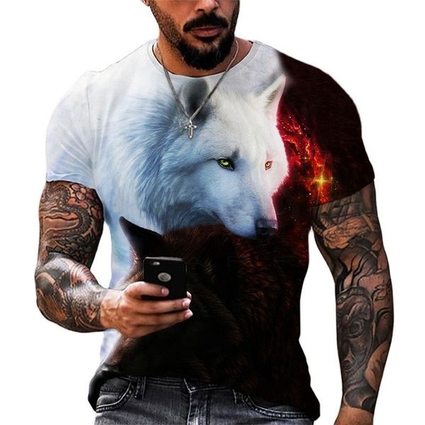 fashion couple wolf animal print 3d mens tshirt summer street short sleeve camiseta round neck tshirt casual tees 6xl 220607, White;black
fashion couple wolf animal print 3d mens tshirt summer street short sleeve camiseta round neck tshirt casual tees 6xl 220607, White;black