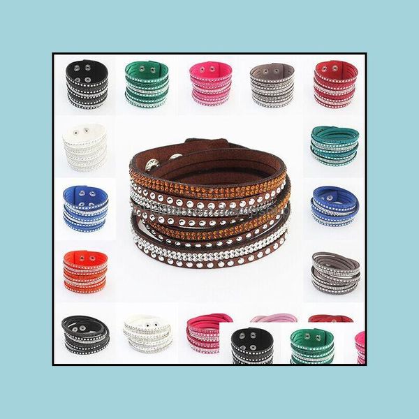 cuff bracelets jewelry 17 colors mtilayer woven rhinestone diamond crystal leather chain tennis wristband colorf dhxfn, White
cuff bracelets jewelry 17 colors mtilayer woven rhinestone diamond crystal leather chain tennis wristband colorf dhxfn, White