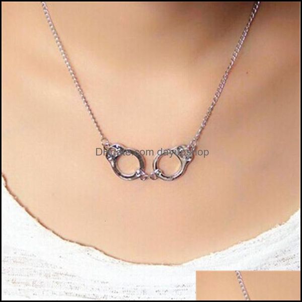 pendant necklaces pendants jewelry simple trendy handcuffs necklace couple metal gold sier choker for dhdr4, Silver
pendant necklaces pendants jewelry simple trendy handcuffs necklace couple metal gold sier choker for dhdr4, Silver