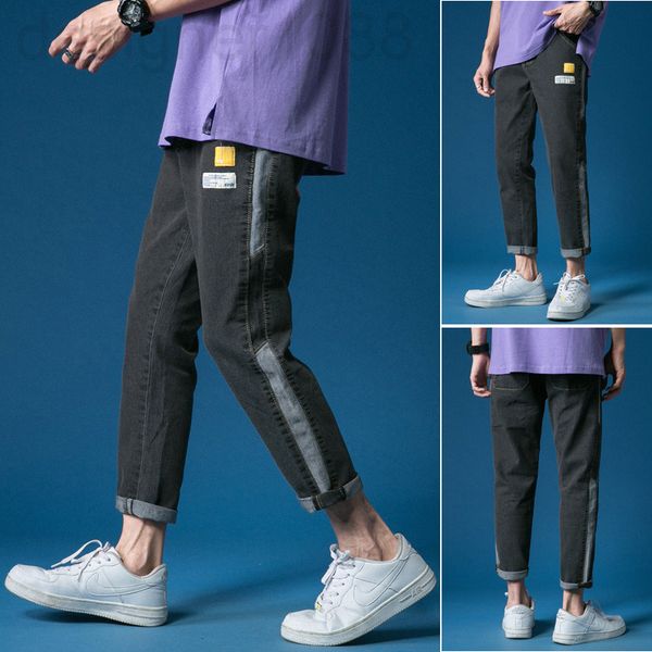 men's jeans designer spring new 9-point jeans men's straight loose pants fashion brand korean versatile light boys' wide leg, Blue
men's jeans designer spring new 9-point jeans men's straight loose pants fashion brand korean versatile light boys' wide leg, Blue