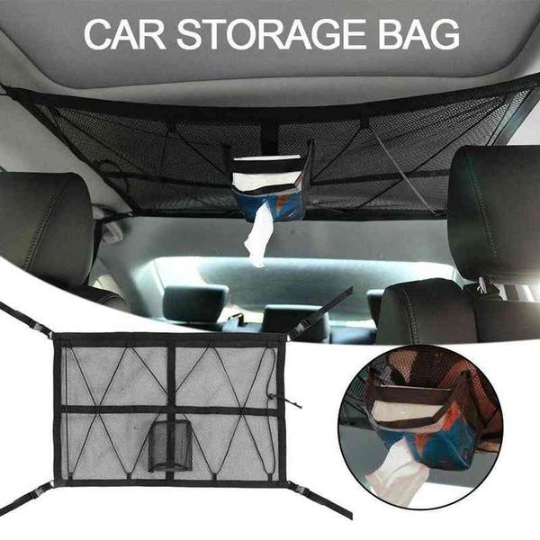 2pc portable car ceiling storage net pocket-universal roof interior cargo net bag with zipper trunk pouch sundrie storages organizer y220414
2pc portable car ceiling storage net pocket-universal roof interior cargo net bag with zipper trunk pouch sundrie storages organizer y220414