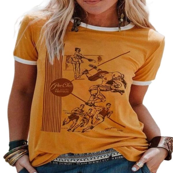 2021 european and american cross-border foreign trade independent station amazon pee chee folder printed short-sleeved t-shirt women f9ch#, White
2021 european and american cross-border foreign trade independent station amazon pee chee folder printed short-sleeved t-shirt women f9ch#, White