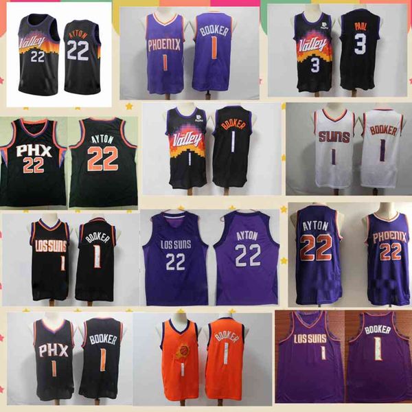 2021 vintage men retro classic basketball jersey devin 1 booker deandre 22 ayton shirts breathable short black blue white size s-2xl, Black;red
2021 vintage men retro classic basketball jersey devin 1 booker deandre 22 ayton shirts breathable short black blue white size s-2xl, Black;red