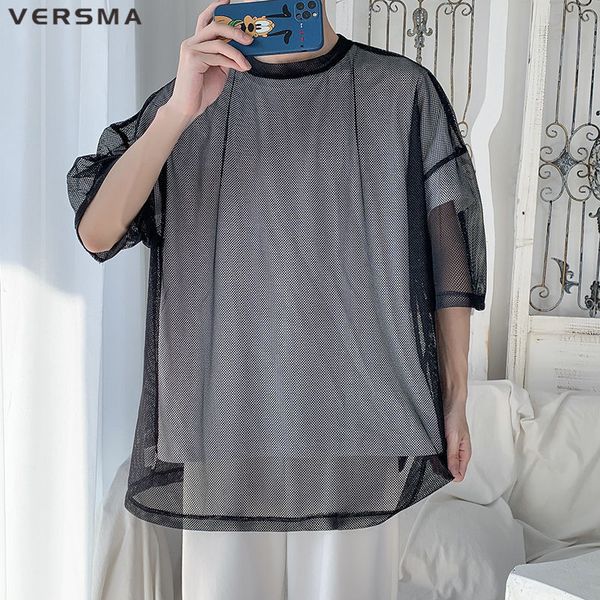 japanese trendy mesh transparent tshirt men women summer vintage short sleeve bf oversized t-shirt male drop, White;black
japanese trendy mesh transparent tshirt men women summer vintage short sleeve bf oversized t-shirt male drop, White;black