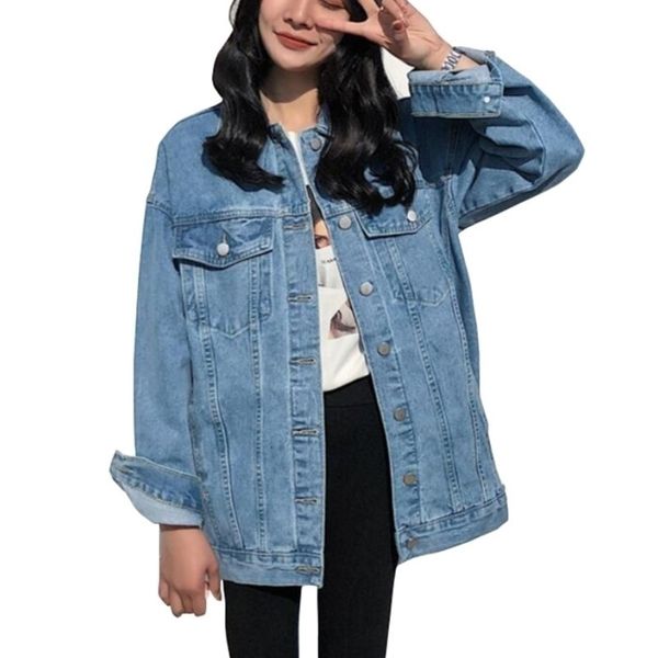 ladies denim jacket spring turn down collar hole long sleeve casual denim jacket women jeans coat outerwear plus size y200101, Black;brown
ladies denim jacket spring turn down collar hole long sleeve casual denim jacket women jeans coat outerwear plus size y200101, Black;brown