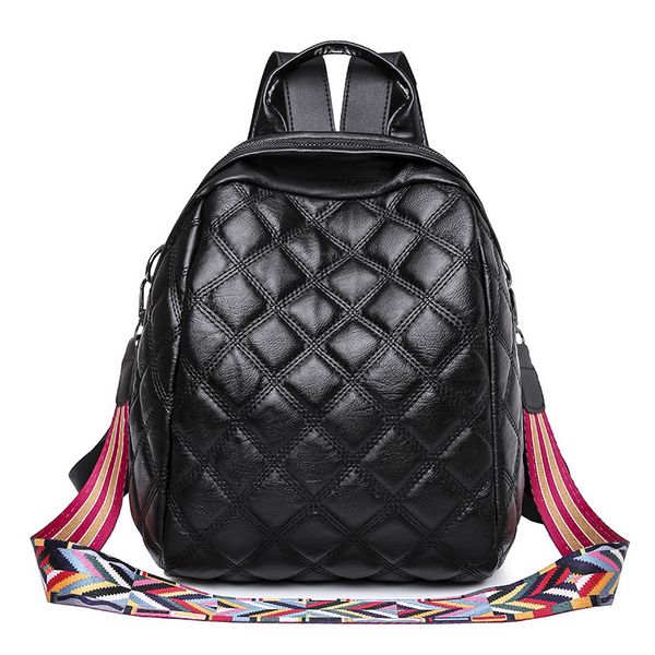 pu pure color backpack thread diamond lattice large capacity casual waterproof wearproof
pu pure color backpack thread diamond lattice large capacity casual waterproof wearproof