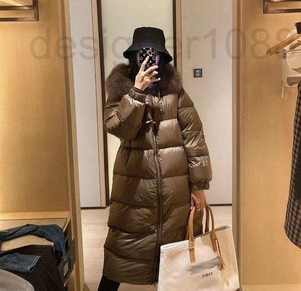 women's down & parkas designer max family high-end winter new down jacket women's long fur collar hooded knee coat nw2d, Black
women's down & parkas designer max family high-end winter new down jacket women's long fur collar hooded knee coat nw2d, Black