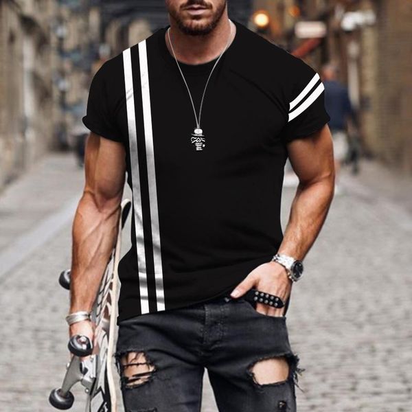 men's t shirts summer men t-shirt male black white gray tri-color stripes lattice pattern 3d-printed tees breathable shirt, White;black
men's t shirts summer men t-shirt male black white gray tri-color stripes lattice pattern 3d-printed tees breathable shirt, White;black