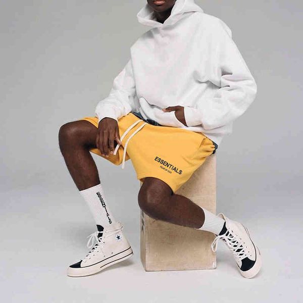 fog high street casual drawstring capris sentials trend loose feel of god trendy shorts direct sales store, White;black
fog high street casual drawstring capris sentials trend loose feel of god trendy shorts direct sales store, White;black