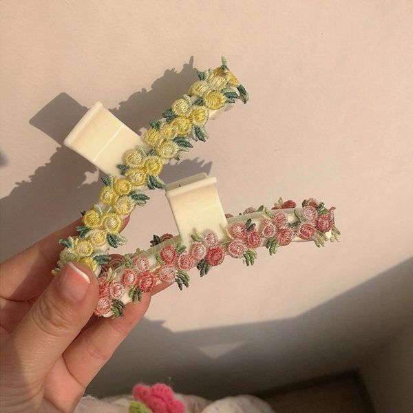 sweet flower hair claw summer acrylic hair clips headband hairpin ponytail clip fashion hair accessories gift, Slivery;white
sweet flower hair claw summer acrylic hair clips headband hairpin ponytail clip fashion hair accessories gift, Slivery;white