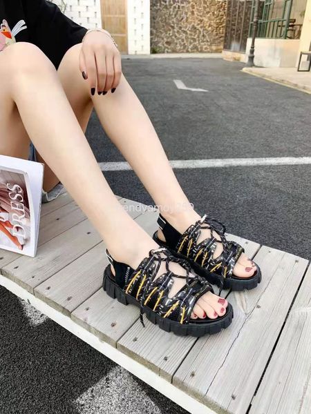 slippers roman lace up sandals men's and women's flat bottom cross hollow shoes, Black
slippers roman lace up sandals men's and women's flat bottom cross hollow shoes, Black