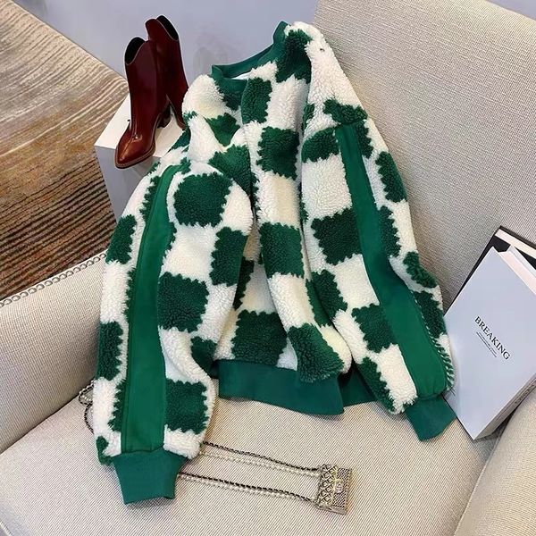 women green plaid knitted sweater pullovers female casual o neck 2022 winter autumn fashion long sleeve knitted jumpers, White;black
women green plaid knitted sweater pullovers female casual o neck 2022 winter autumn fashion long sleeve knitted jumpers, White;black