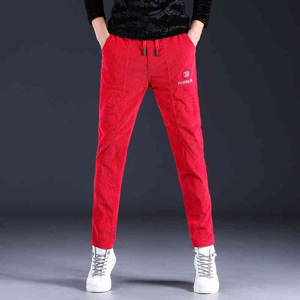 men's pants corduroy men's thickened pants winter trend versatile loose casual style leggings oluj, Black
men's pants corduroy men's thickened pants winter trend versatile loose casual style leggings oluj, Black