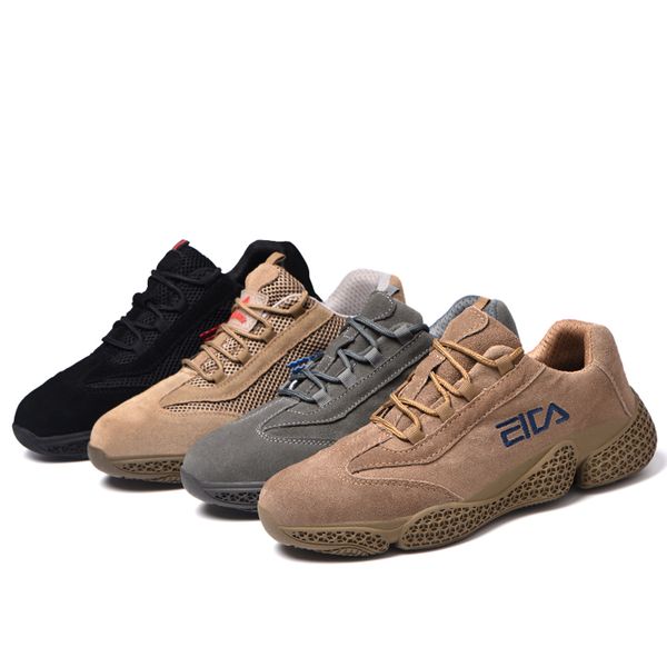 safety shoes factory direct selling labor protection shoes men's light breathable anti smashing piercing and wear-resistant on the cons, Black;brown
safety shoes factory direct selling labor protection shoes men's light breathable anti smashing piercing and wear-resistant on the cons, Black;brown
