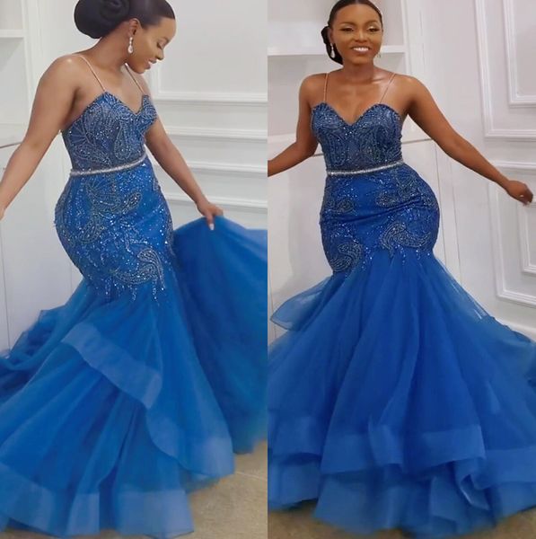 2022 plus size arabic aso ebi blue mermaid luxurious prom dresses lace beaded evening formal party second reception birthday engagement gown, Black
2022 plus size arabic aso ebi blue mermaid luxurious prom dresses lace beaded evening formal party second reception birthday engagement gown, Black