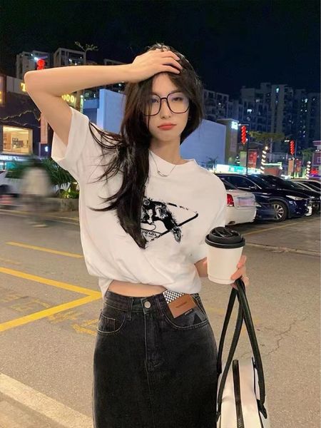 women's t-shirt designer pd22ss spring and summer ankang fish digital printing triangle men's women's short sleeve 0l9h, White
women's t-shirt designer pd22ss spring and summer ankang fish digital printing triangle men's women's short sleeve 0l9h, White