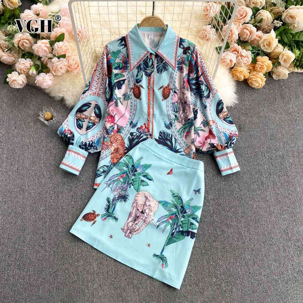 print two piece set for women lapel long sleeve shirts high waist slim mini skirts vintage sets female fashion clothing 210507, White
print two piece set for women lapel long sleeve shirts high waist slim mini skirts vintage sets female fashion clothing 210507, White