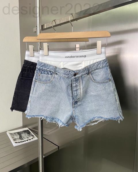 women's jeans designer dawangjia aw letter webbing double waist head design washing rough edge straight jeans women's shorts xxlu, Blue
women's jeans designer dawangjia aw letter webbing double waist head design washing rough edge straight jeans women's shorts xxlu, Blue