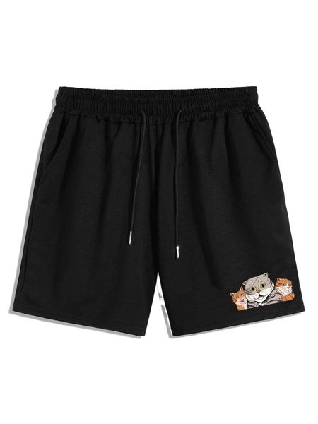 romwe guys cats print shorts 31d6#, White;black
romwe guys cats print shorts 31d6#, White;black