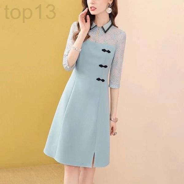 casual dresses designer chinese style patchwork dress spring 2021 new women's solid color 5-sleeve waist a-line skirt tzch, Black;gray
casual dresses designer chinese style patchwork dress spring 2021 new women's solid color 5-sleeve waist a-line skirt tzch, Black;gray
