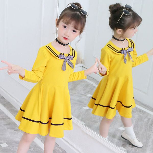 girl's dresses children's clothing girls korean version stretch long sleeve dress autumn solid color bow skirt, Red;yellow
girl's dresses children's clothing girls korean version stretch long sleeve dress autumn solid color bow skirt, Red;yellow
