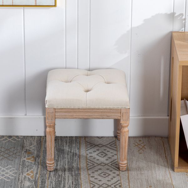 hengming padded square ottoman benchand rubber wood legs, fabric small vanity stool for bedroom living room
hengming padded square ottoman benchand rubber wood legs, fabric small vanity stool for bedroom living room